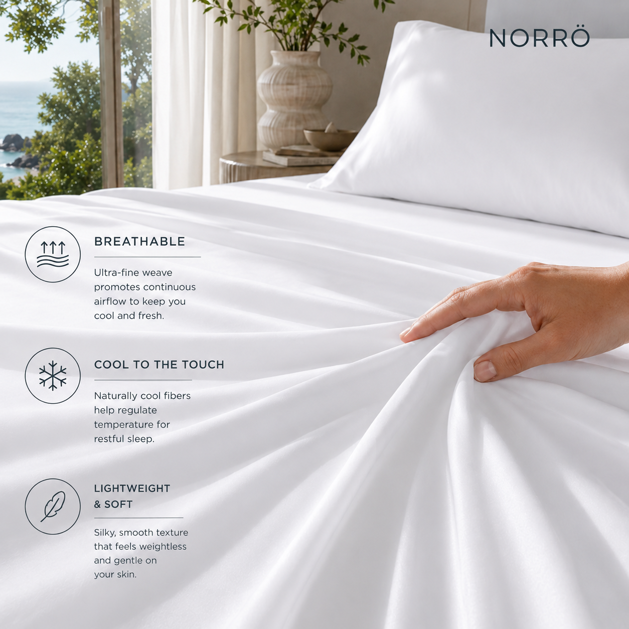 Norrö Bamboo Cooling Sheet Set